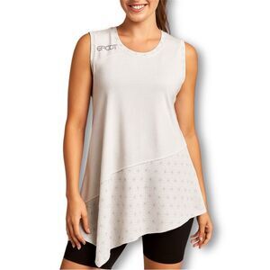 Disney EPCOT Gray Asymmetrical Tank Top Tunic